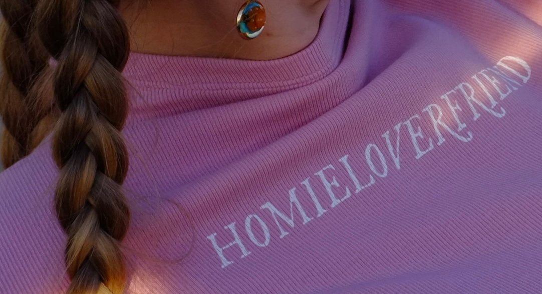homieloverfriend mock neck (for her)